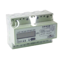 MULTI RATE / DOUBLE TARIF XTM1250SF - KWH METER LCD 3 PHASE DOUBLE TARIF 5(30)A FORT