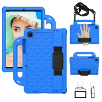 Cover for Galaxy Tab S5e S6 Lite SM-T500 T720 T860 P610 T510 Kids Case with Strap For Samsung Galaxy Tab A7 10.4 2020 EVA Tablet