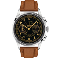 【TISSOT 天梭 官方授權】TELEMETER 1938 復刻計時機械腕錶 手錶 畢業禮物 慶端午 包粽(T1424621605200)