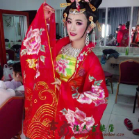 Wangshuai Cross-gender Tang Suit Hanfu Empress Costume Drunk Tang Empress Yang (Full set )
