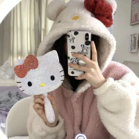 กระจกแต่งหน้า DIY กระจก Kitty Cat หัตถหยก DIY ติดแร่มornamente กระจกแต่งหน้า ของขวัญวันเกิดวันวาเลนไ