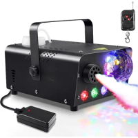 Led Magic ball 600W remote control smoke machine colorful light for party stage fog smoke making machine
