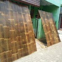 PREMIUM krey bambu hitam tirai