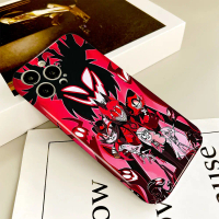 Sarung Telefon Licin Bercetak Penuh, Hotel AD Alastor Hazbin AD, Untuk OPPO REALME C67 C65 C63 C55 C