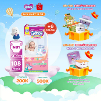 [TẶNG MIẾNG NGẪU NHIÊN] Miếng lót sơ sinh Bobby Newborn 1-108 miếng