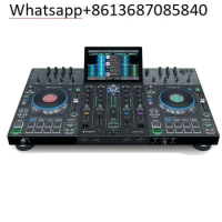 With Confidence New Denon Prime 4 4-Deck Standalone DJ Controller System w 10" Touchscreen