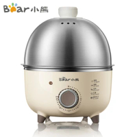 Bear Mini Electric Egg Steamer Household Egg Boiler Automatic Multi Cooker Egg Custard Steaming Cooker with Timer Egg Maker