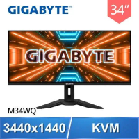 Gigabyte 技嘉 M34WQ 34型 144Hz 21:9 HDR400電競螢幕