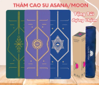 Thảm tập yoga cao su hãng Louis Yoga phiên bản Asana - Thảm tập yoga cao su tự nhiên, định tuyến độ 