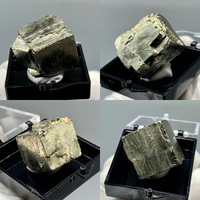 方塊黃鐵礦天然礦物晶體盒子礦石入門教學科普貓礦原石寶石小擺件