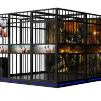 Hot New VR Arcade Machine Vr Amus Gaming Park 360 Degree Vr Multiplayer Shooting Games Simulator For Sale