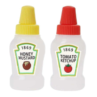 Botol Mini Khusus Saos Tomato Ketchup Sauce Bottle 25ml 2PCS