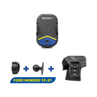 【Michelin 米其林】FORD 福特 MONDEO 2013-21 專用ML99無線充手機架(QI認證 感應自動開合 峰值15W)