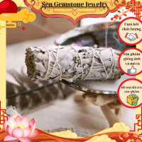 Bó xô thơm trắng white sage thanh tẩy 30 - 35gr - Hàng Cao Cấp Loại 1 - Vật Phẩm Thanh Tẩy Năng Lượn