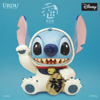 【Beast Kingdom 野獸國】URDU 迪士尼 史迪奇 福部屋幸運系列 招財貓(45CM)