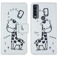 For TCL 20 R 5G / 20 AX 5G / Bremen 5G Back cover Leather Phone case for TCL 4X 5G T601DL