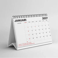 KALENDER 2027 UKURAN A6 BAGUS DENGAN MOTIF YANG LUCU LUCU COCOK BUAT DI MEJA.