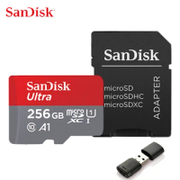 SanDisk Ultra Micro SD 32GB 64GB A1 UHS-I TF/SD Card 128GB 256GB U1 Memory Card 512GB 1TB MicroSD SDXC Class10