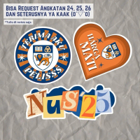 Stiker Camaba NUS - Manifesting Keterima NUS National University of Singapore UI UNHAS ITB IPB UNDIP