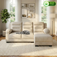Furniture Direct CLEMENT BAMAKO 3 Seater Push Back soft velvet Sofa-2 Colors