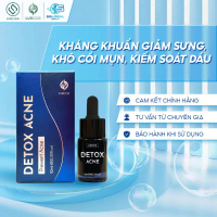 Serum Detox Acne Lurcos Chăm Sóc Da Giảm Mụn Mờ Thâm Mụn 10ml