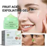 Facial exfoliating gel deep clean pores Brighten whitening remove blackhead Acne Dead Skin fade Melanin face care peeling Cream