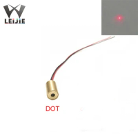 1pcs 3V Dot Line Cross MINI 650nm 5mW 9mm Red Laser Head Laser Positioning Lamp Semiconductor Laser LED LD Module