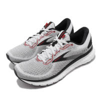 Brooks 慢跑鞋 Glycerin 18 運動 男鞋 路跑 緩震 DNA科技 透氣 健身 灰 紅 1103291D094