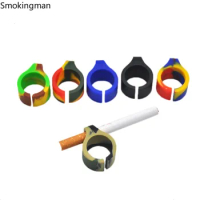 silicone ring pipe silicone camouflage ring game artifact cigarette holder pipe joint holder smoke holder smoke accesoires