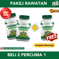 Astra Herbs Ashwagandha KSM66 Plus Capsule Pakej Beli 2 Percuma 1 Lulus KKM & Halal Supplemen Kesiha