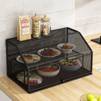 Kitchen Shelf Dining Table Leftovers Storage Fantastic Food Cover Anti Fly Cover Household Cover Dis