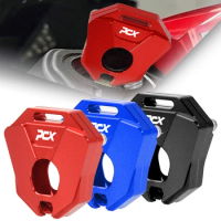 PCX LOGO CNC Motorcycle Key Shell Case Protector FOR HONDA PCX125 PCX150 PCX 125 150 ALLYEARS Decoration Key Chain Cover Parts