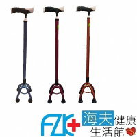 【海夫健康生活館】富士康 醫療用手杖 未滅菌 FZK 鋁合金 小K 四腳拐(FZK-2051)
