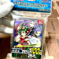 55Pcs Yugioh Master Duel Monsters 20th ANNIVERSARY Yuya Sakaki Collection Official Sealed Card Protector Sleeves
