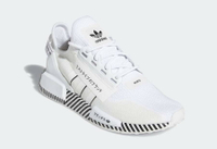 Kumo shoes-預購ADIDAS NMD R1 V2 BOOST 大底 全白 白魂 東京 日本限定 線條 斑馬 情侶 FY2105