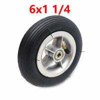 6 Inch 6x1 1/4 Inner Tube Outer Tyre Wheel for 6*1 1/4 Inflation Tire Wheelchair Pneumatic Gas Mini Electric Scooter Accessories
