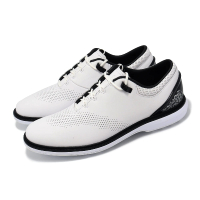 NIKE 耐吉 高爾夫球鞋 Jordan ADG 4 男鞋 女鞋 白 黑 皮革 緩衝 抓地 爆裂紋 喬丹 運動鞋(DM0103-110)