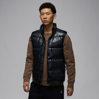 NIKE 羽絨背心 男款 運動 保暖 AS M J FLIGHT DOWN VEST 黑 FV7274-010