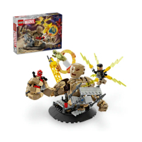 【LEGO 樂高】漫威超級英雄系列 76280 蜘蛛人和沙人：最終之戰(漫威 玩具積木 居家擺設)