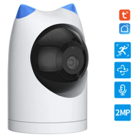 YSA 2MP Camera YI-LOT PTZ Rotation Two Way Audio HD Smart Home 1080P PTZ Indoor Home Wireless CCTV Camera Surveillance Cam