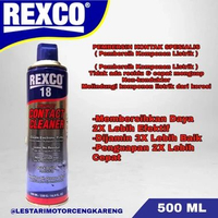 PEMBERSIH ELEKTRIK ELEKTRONIK CLEANER CONTACT CLEANER 500 ML REXCO 18
