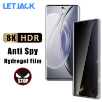 Anti-Spy Full Curved Hydrogel Film for Vivo X90 Pro Plus S16 S15 V25 V23 Privacy Screen Protector Vivo iQOO 11 10 Pro Not Glass