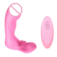 20RD 7 Vibration Modes Wearable Remote Tongue Licking Vibrator Clitoral Massager