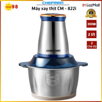 Máy xay thịt Chefman CM - 822i - Cối Inox công suất 300W dung tích 2 lít an toàn tiện lợi tại Shine 