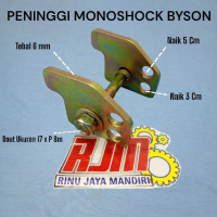 Peninggi Shock Monoshock Belakang Yamaha Byson Karbu Fi Tebal 6 Mili Besi