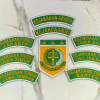 EMBLEM/LOGO BORDIR KEJAKSAAN RI/KEJAKSAAN AGUNG/KEJAKSAAN TINGGI