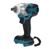 18V Electric Brushless Impact Wrench Rechargeable 1/2inch Socket Wrench Power Tool Cordless Electric Wrench Without Battery