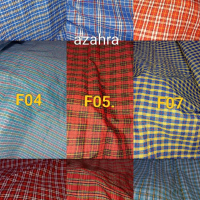 Textiles & Fabrics kain kotak motif seragaman tk/sd/smp rompi(P 50cmxL 150cm)