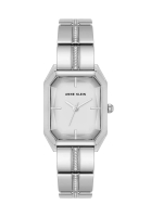 Anne Klein Silvertone Octagon Crystal Watch
