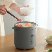 1.2L Mini Rice Cooker Smart Appointment Home Cuiseur Electrique Multifonction Ceramic Non-stick Coating Rice Cooker Food Warmer